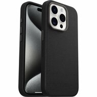 Otterbox Symmetry Cactus leren iPhone 15 Pro hoesje zwart