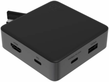 Zagg 4 poort 100W USB-C hub Zwart