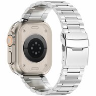 TechProtection Waze Apple Watch 49 / 45 / 42 mm schakelbandje zilver