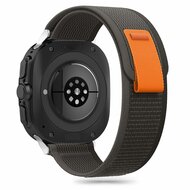 TechProtection Nylon Galaxy Watch Ultra schakelbandje zwart / oranje