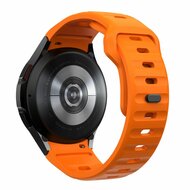 TechProtection Siliconen Galaxy Watch 7 / 6 / 5 Pro / 5 / 4 / FE bandje oranje