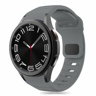 TechProtection Siliconen Galaxy Watch 7 / 6 / 5 Pro / 5 / 4 / FE bandje grijs