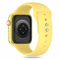 TechProtection sport siliconen Apple Watch 41 / 40 / 38 mm bandje geel