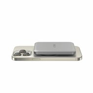 TechProtection Life MagSafe draadloze powerbank 5000 mAh titanium