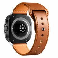 TechProtection Leather Fit Galaxy Watch Ultra bandje bruin