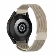 TechProtection Milanese Galaxy Watch 7 / 6 / 5 Pro / 5 / 4 / FE bandje starlight