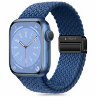 TechProtection Nylon Apple Watch 49 / 45 / 44 mm bandje blauw