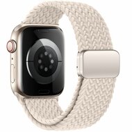 TechProtection Nylon Apple Watch 49 / 45 / 44 mm bandje beige