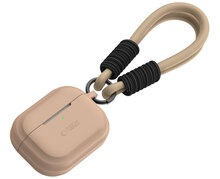 TechProtection silicone Rope&nbsp;AirPods Pro 1 / 2 hoesje beige