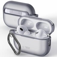 TechProtection matte&nbsp;AirPods Pro 2 hoesje grijs