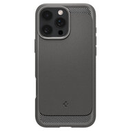 Spigen Rugged Armor MagSafe iPhone 16 Pro hoesje grijs