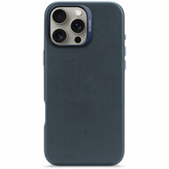 Decoded leren MagSafe iPhone 16 Pro Max&nbsp;hoesje navy