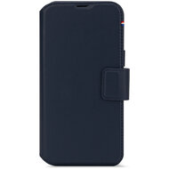 Decoded leren 2 in 1&nbsp;Wallet iPhone 16 Pro Max hoesje navy