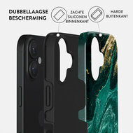 Burga Tough iPhone 16 hoesje emerald pool