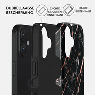 Burga Tough iPhone 16 Plus hoesje rose gold marble 