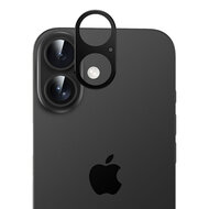 Glaasie iPhone 16 / iPhone 16 Plus glazen camera protector zwart