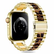 TechProtection Pearl Apple Watch 41 / 40 mm bandje leopard