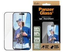 PanzerGlass Edge to Edge Glazen iPhone 16 screenprotector