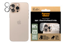 PanzerGlass PicturePerfect iPhone 16 Pro / iPhone 16 Pro Max cameralensbeschermer 