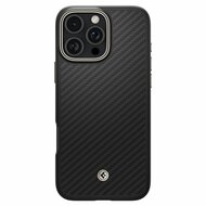 Spigen Enzo Aramid iPhone 16 Pro hoesje zwart