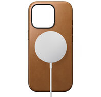 Nomad Modern leren MagSafe iPhone 16 Pro hoesje tan