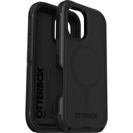 Otterbox Defender MagSafe iPhone 16 hoesje zwart