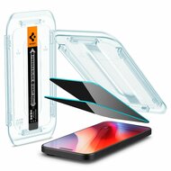 Spigen GlastR EZ Fit Privacy iPhone 16 Pro glazen screenprotector 2 pack