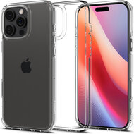 Spigen Crystal Hybrid iPhone 16 Pro hoesje transparant 