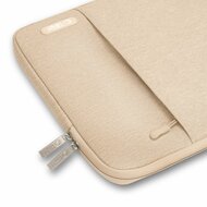 TechProtection Nylon MacBook 13 / 14 inch sleeve beige