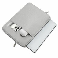 TechProtection Nylon MacBook 13 / 14 inch sleeve grijs