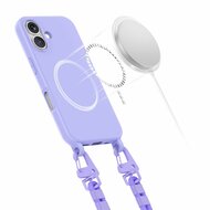 TechProtection iPhone 16 hoesje met koord lavender