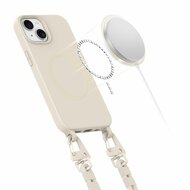 Tech Protection MagSafe iPhone 14 hoesje met koord beige