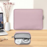 TechProtection Nylon Plus MacBook 13 / 14 inch sleeve roze