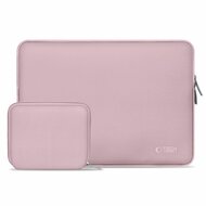 TechProtection Nylon Plus MacBook 15 / 16 inch sleeve roze