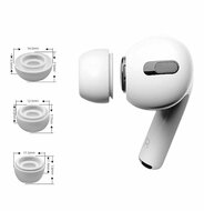 TechProtection AirPods Pro 1 / 2 ear tips 3-pack wit