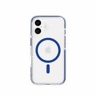 Tech21 EvoClear MagSafe iPhone 16 hoesje blauw