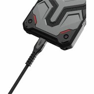 UAG Rugged Kevlar USB-C naar Lightning kabel 1,5 meter zwart