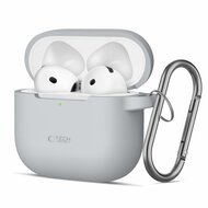 TechProtection siliconen&nbsp;AirPods 4 hoesje grijs