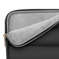 TechProtection Puffy MacBook 15 / 16 inch sleeve zwart