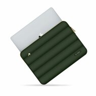 TechProtection Puffy MacBook 15 / 16 inch sleeve groen