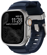 Nomad Rocky Point Apple Watch 49 / 46 /&nbsp;45 mm bandje blauw