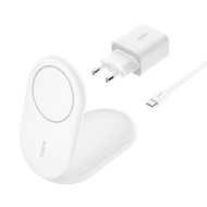 Belkin BoostCharge Qi2 MagSafe oplader wit