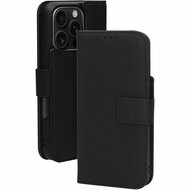 Mobiparts leren 2 in 1 Wallet iPhone 16 Pro Max hoesje zwart