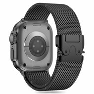 TechProtection Milano metalen Apple Watch 49 /  46 / 45 / 44 mm bandje zwart