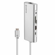 Cadyce Aluminium USB-C Travel Docking hub Zilver