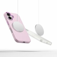 TechProtection Siliconen MagSafe iPhone 16 hoesje roze