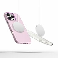 TechProtection Siliconen MagSafe iPhone 16 Pro hoesje roze