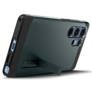 Spigen Tough Armor MagSafe Galaxy S25 Ultra&nbsp;hoesje groen