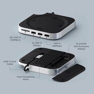 Satechi Mac mini M4 stand &amp; hub w/ SSD enclosure 