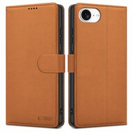 TechProtection Wallet iPhone SE 4 2025 hoesje bruin